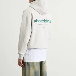 about:blank Box Logo Hoodie