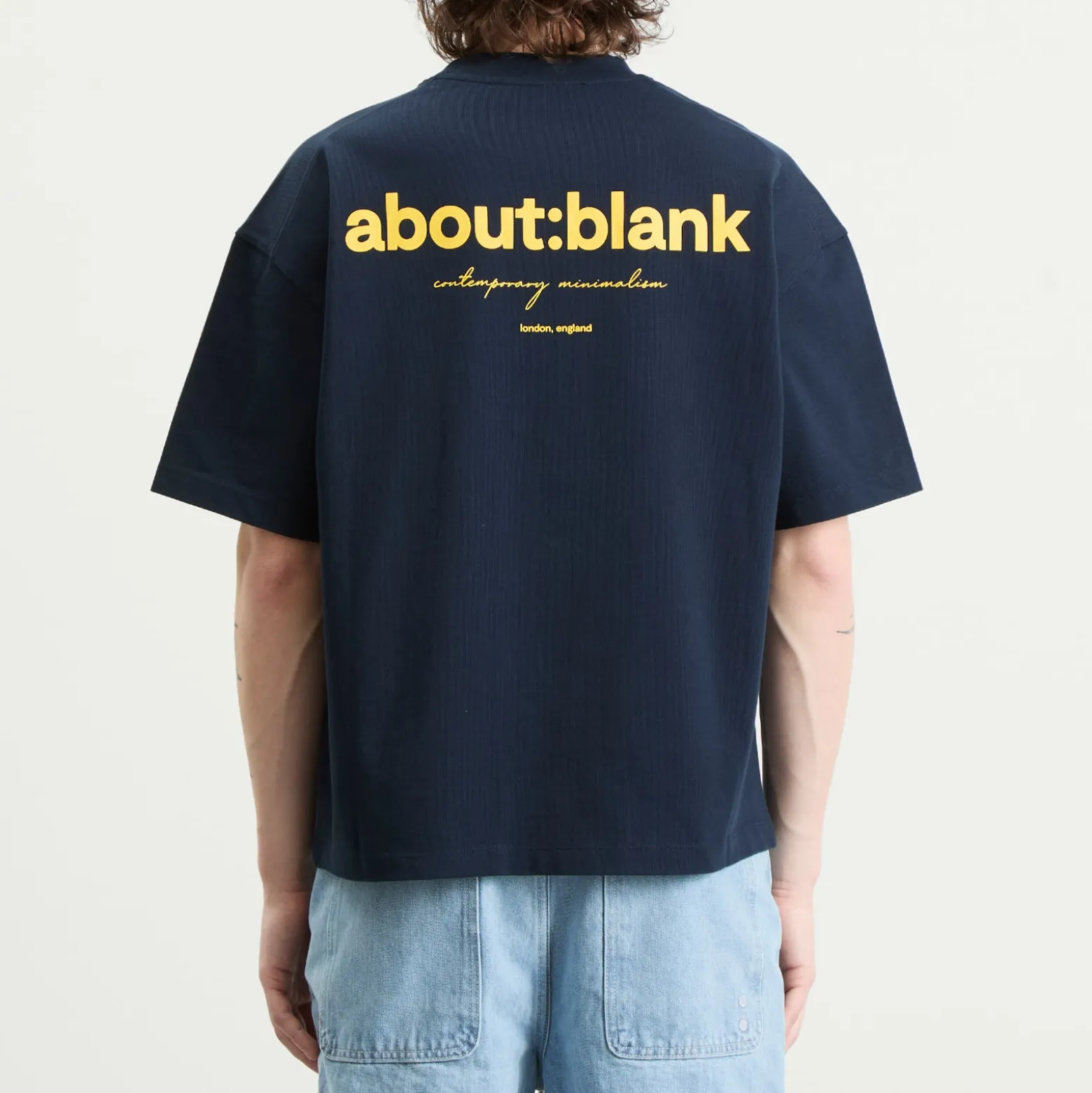 about:blank Box Logo T-Shirt