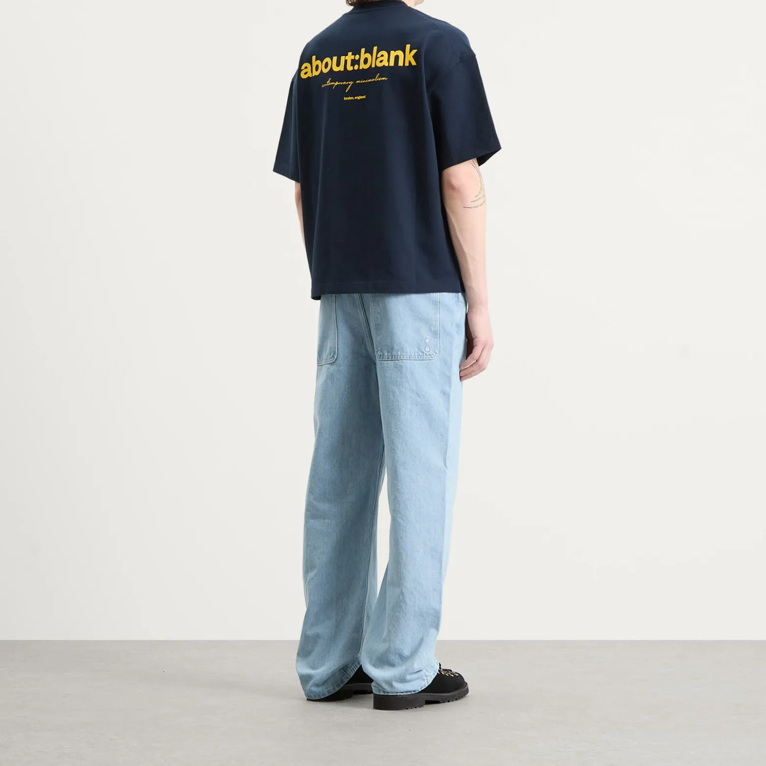about:blank Box Logo T-Shirt
