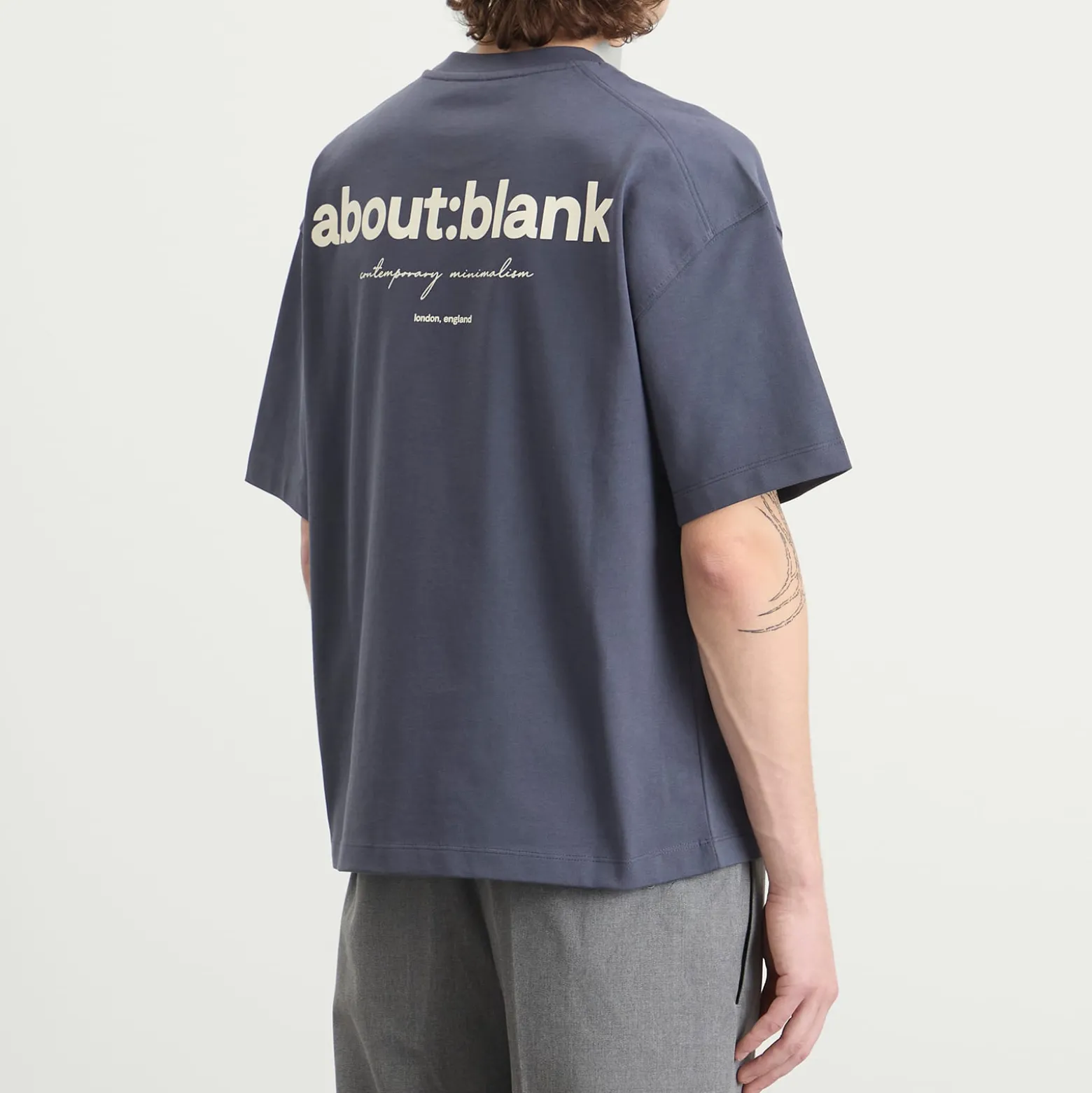 about:blank Box Logo T-Shirt