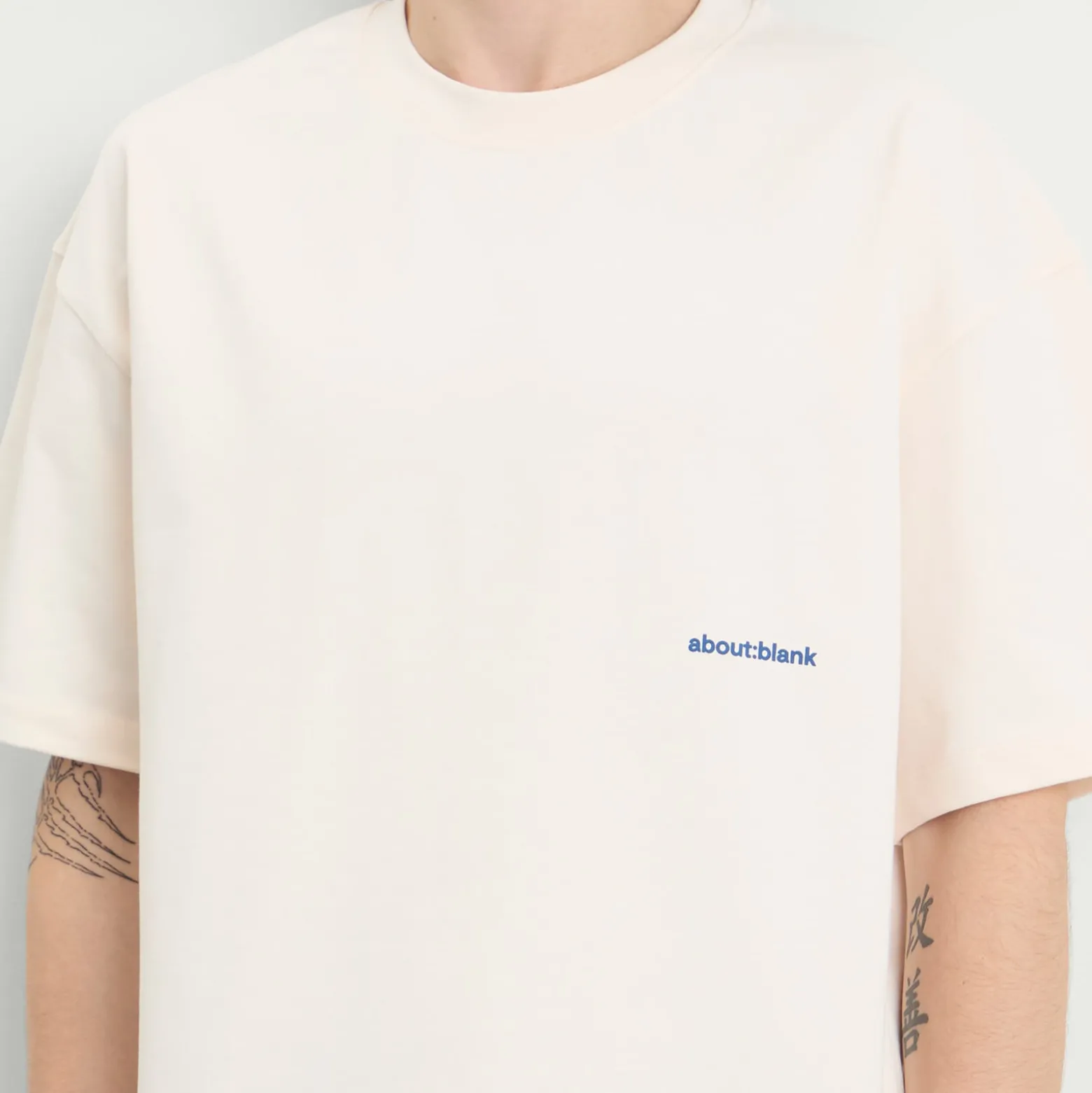 about:blank Box Logo T-Shirt