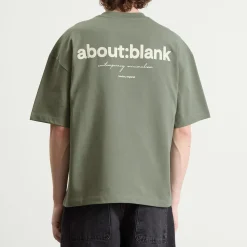 about:blank Box Logo T-Shirt