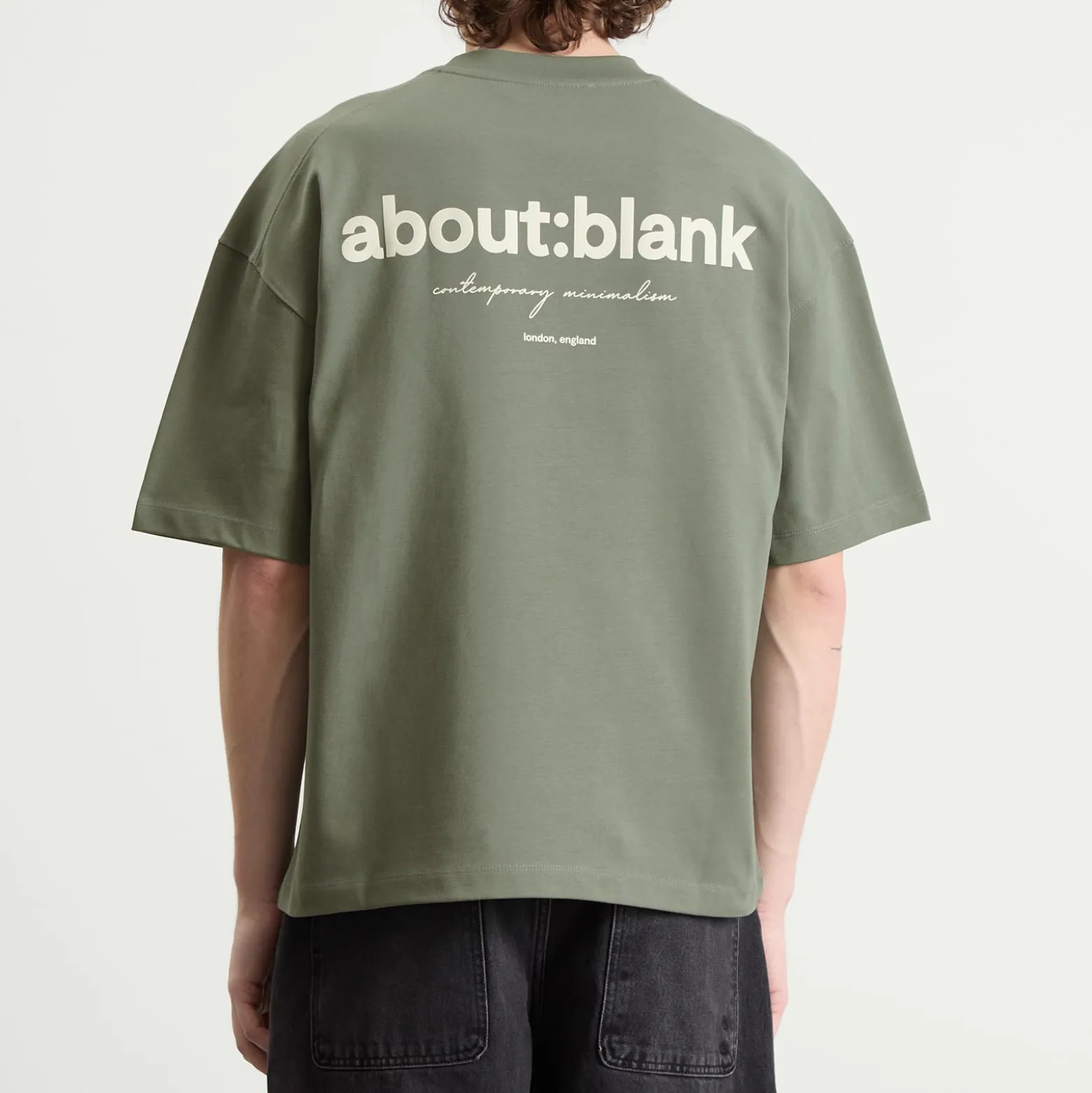about:blank Box Logo T-Shirt