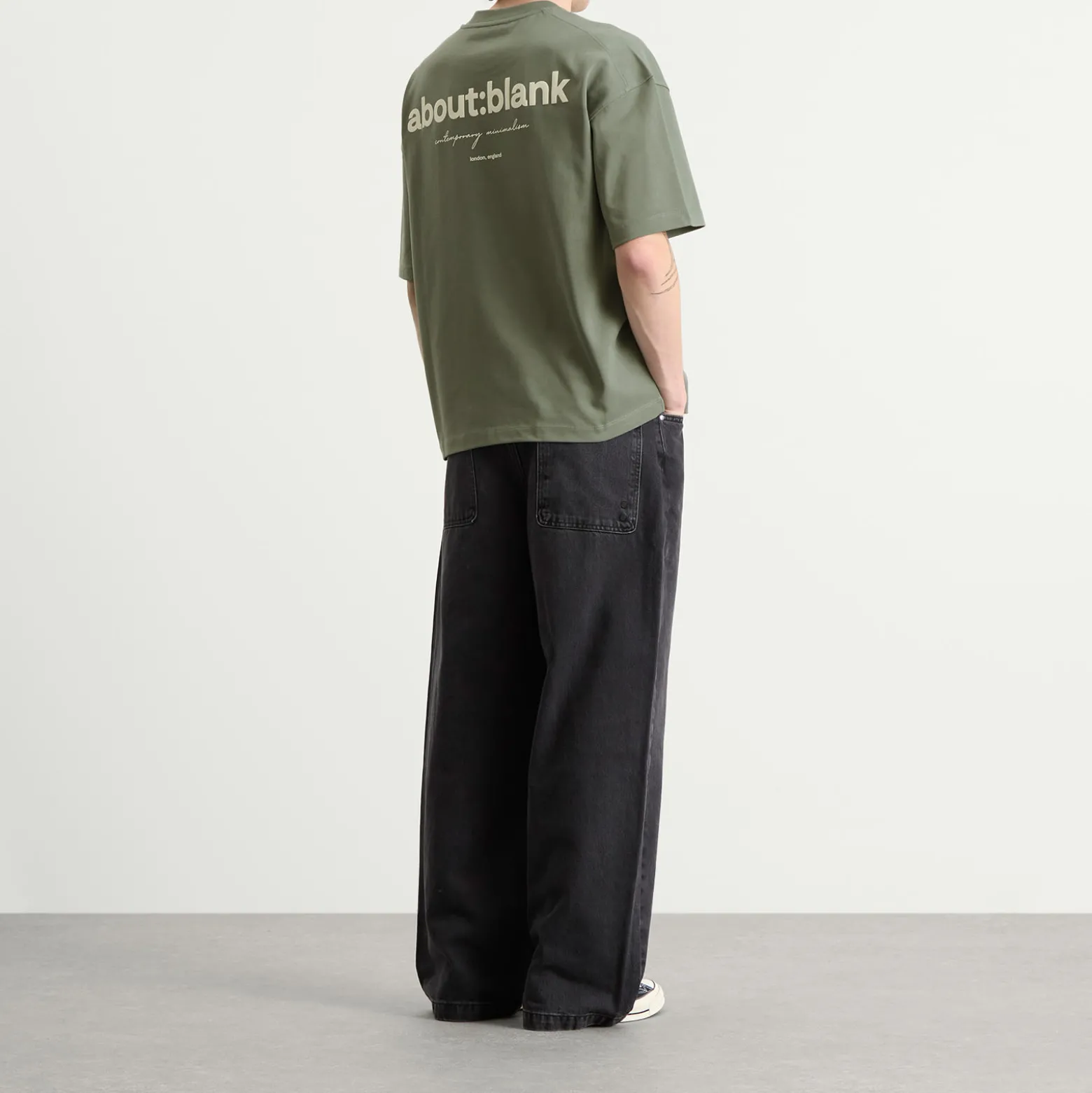 about:blank Box Logo T-Shirt
