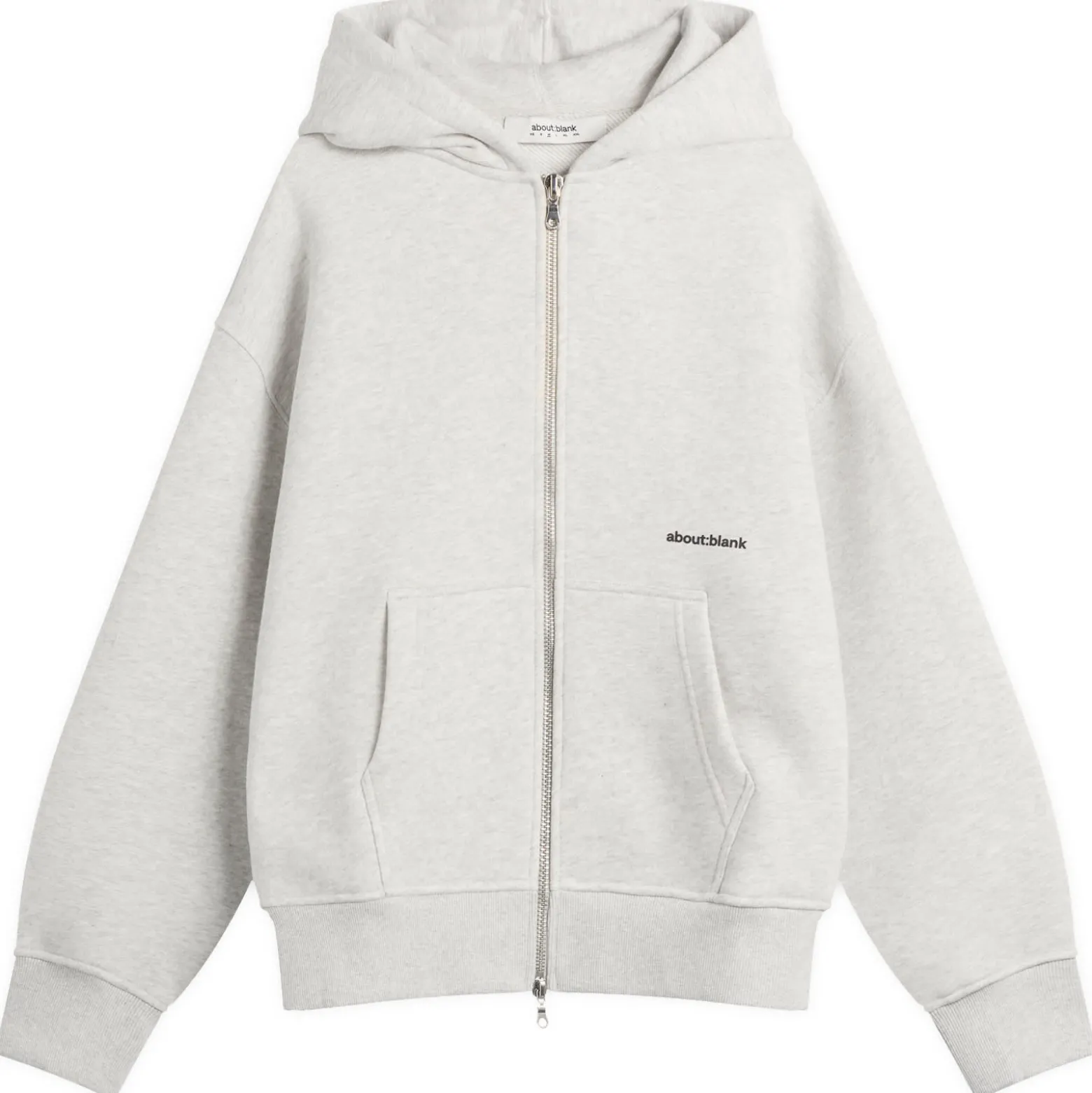 about:blank Box Zip Hoodie