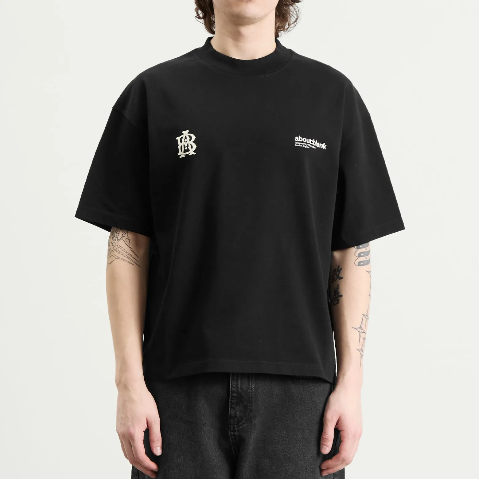 about:blank Dual Logo T-Shirt