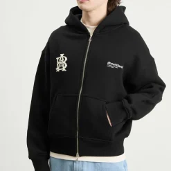 about:blank Dual Logo Zip Hoodie