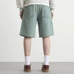about:blank Felled Denim Short