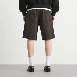 about:blank Felled Denim Short