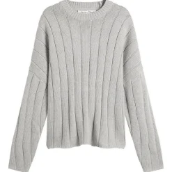 about:blank Large Rib Knit Crew