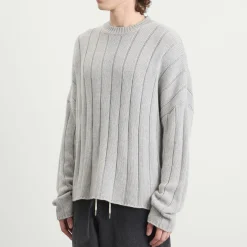 about:blank Large Rib Knit Crew