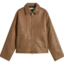 about:blank Leather Jacket