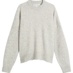 about:blank Mohair Knitted Logo Crewneck