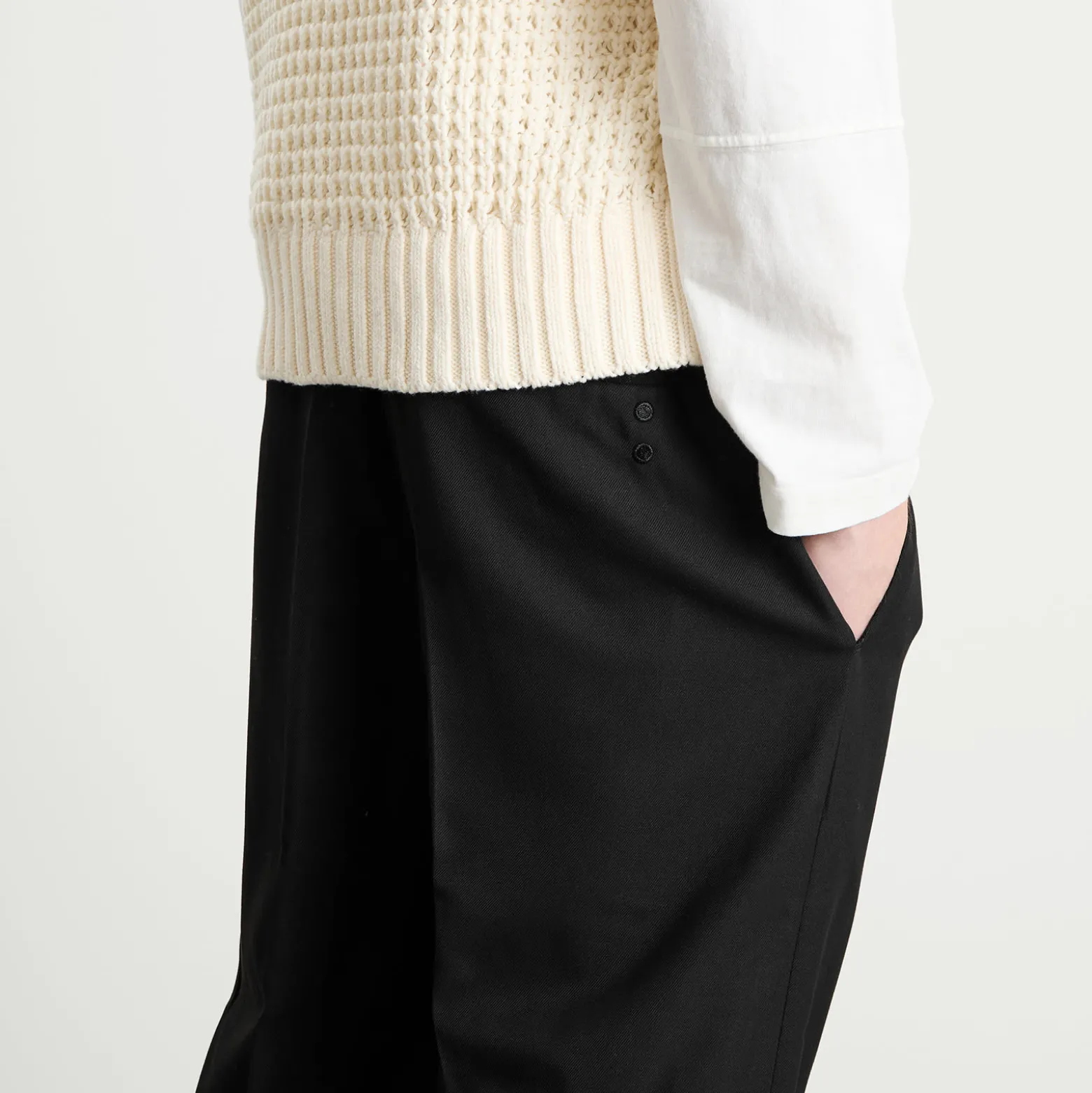 about:blank Pleated Trousers V2