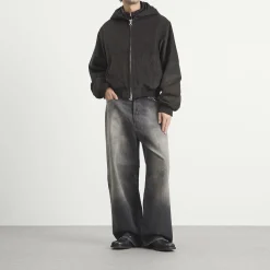 Acne Studios 2023 Black Trafalgar Wide Leg Jeans