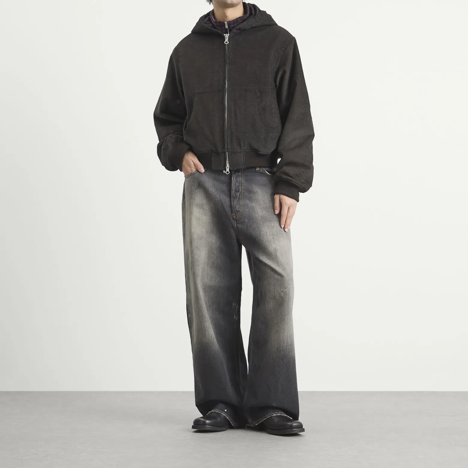 Acne Studios 2023 Black Trafalgar Wide Leg Jeans
