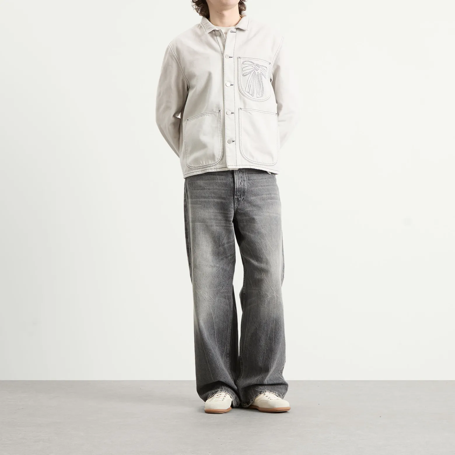 Acne Studios Bow Denim Chore Jacket