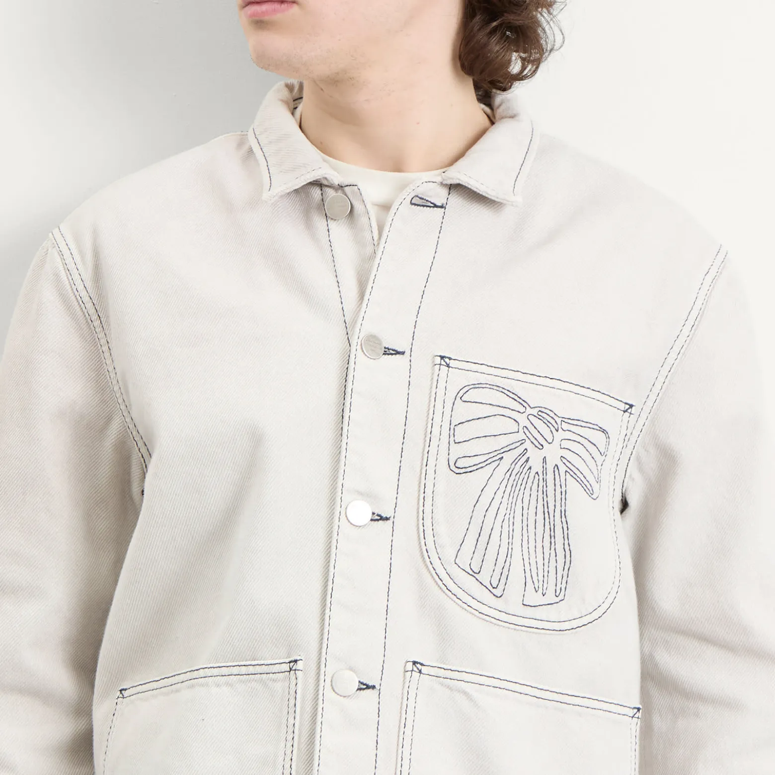 Acne Studios Bow Denim Chore Jacket