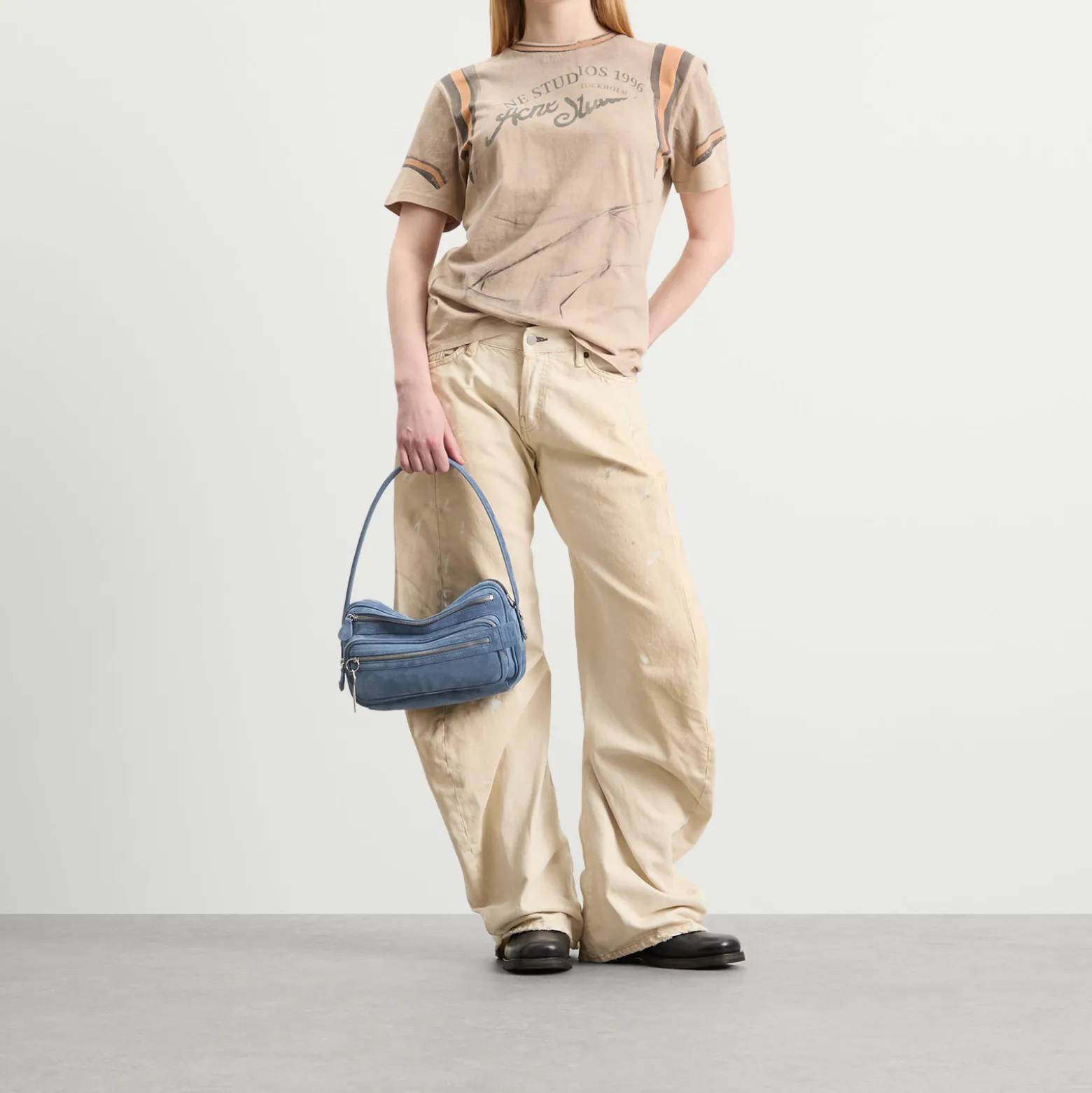 Acne Studios Camero Party Suede Bag