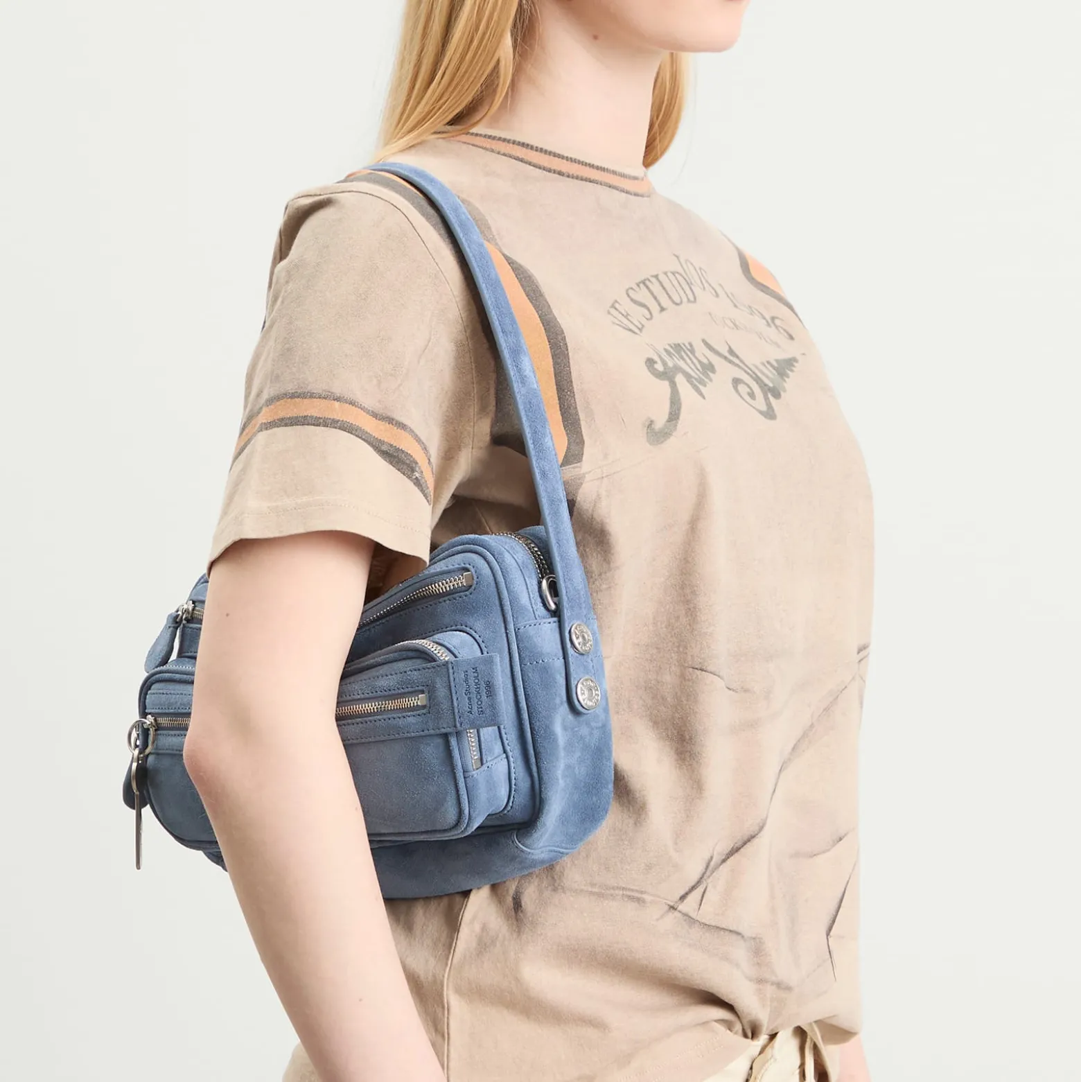 Acne Studios Camero Party Suede Bag
