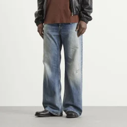 Acne Studios 2021 Daybreak Wash Wide Leg Jeans