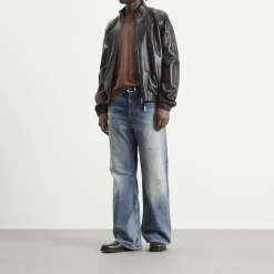 Acne Studios 2021 Daybreak Wash Wide Leg Jeans