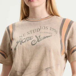Acne Studios Eram Graphic Trompe L'Oeil Printed T-Shirt