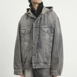 Acne Studios Gothik Wash Hooded Denim Jacket