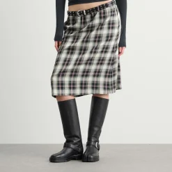 Acne Studios Izetta Check Flannel Skirt