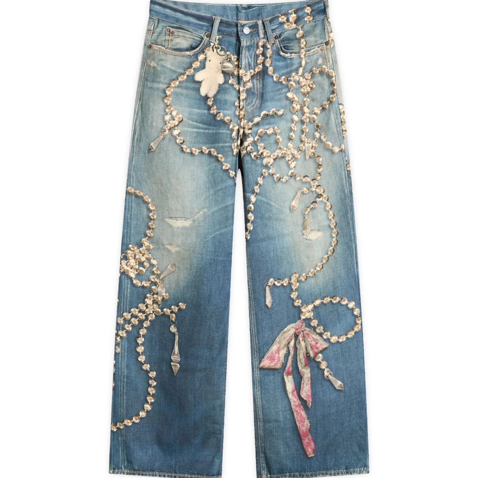 Acne Studios Jewellery Printed Jeans