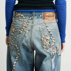 Acne Studios Jewellery Printed Jeans