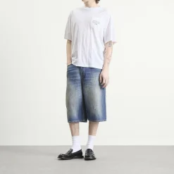 Acne Studios Judda Blue Trafalgar Denim Shorts