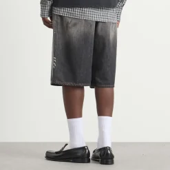 Acne Studios Judda M FN Black Trafalgar Denim Shorts