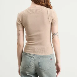 Acne Studios Kred Thin Ribs Layered T-Shirt