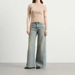 Acne Studios Kred Thin Ribs Layered T-Shirt
