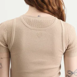 Acne Studios Kred Thin Ribs Layered T-Shirt