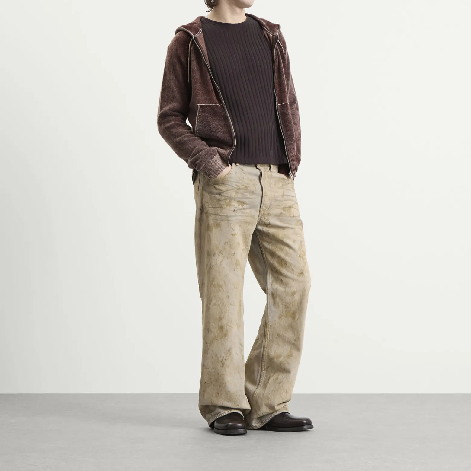 Acne Studios Kupiter Knitted Hoodie