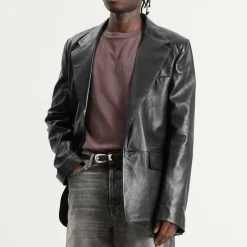 Acne Studios Leather Blazer