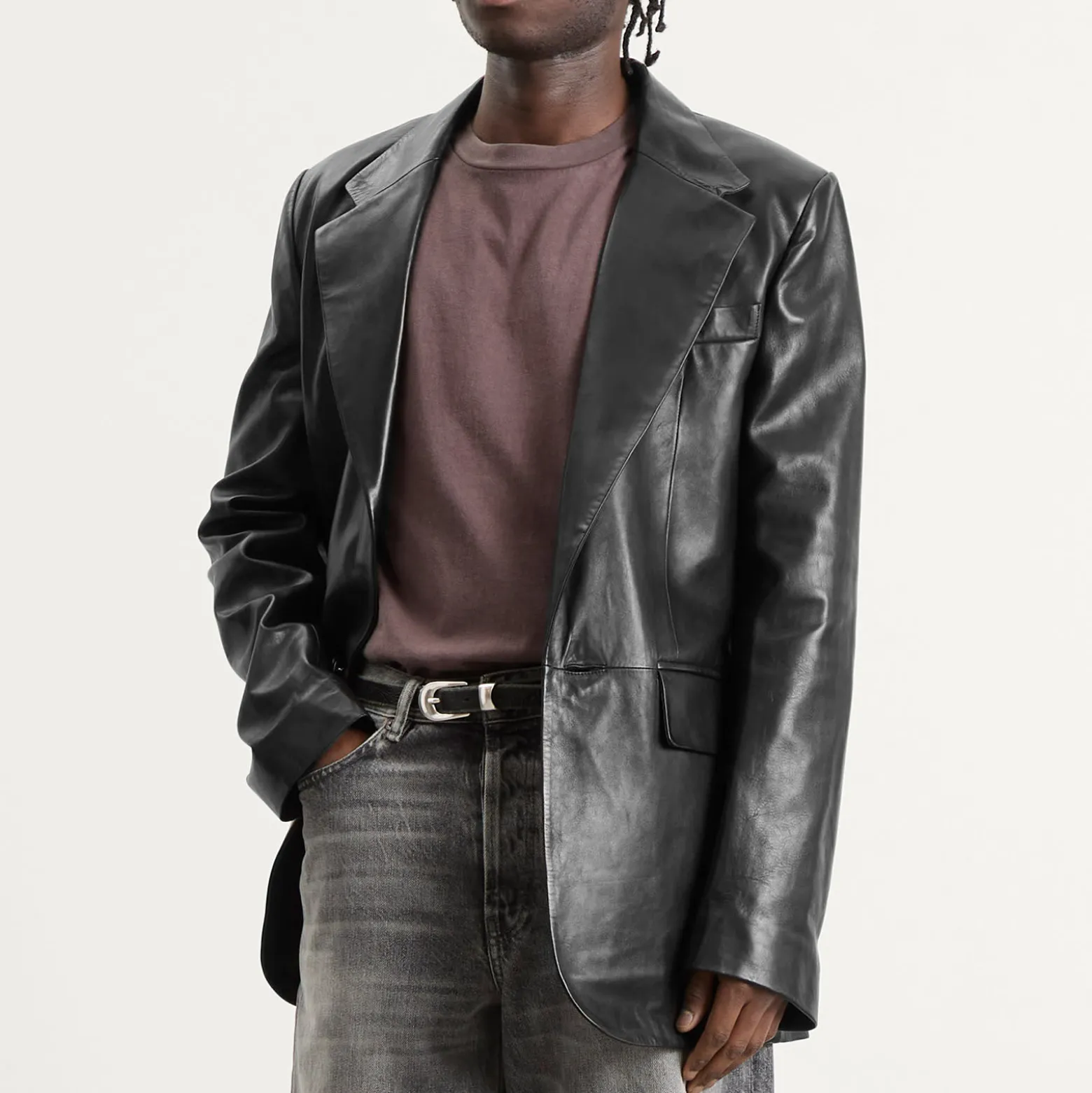 Acne Studios Leather Blazer