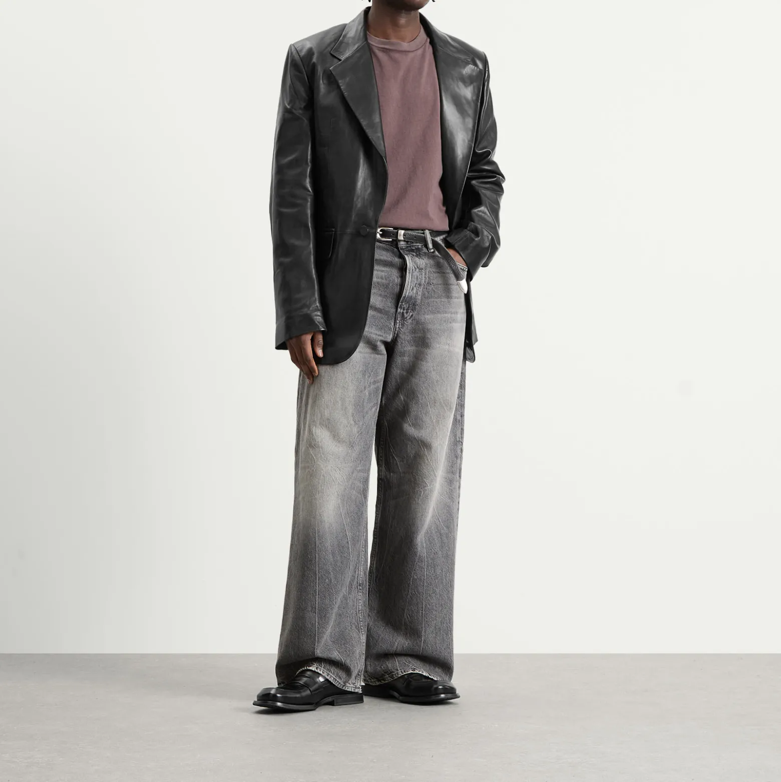 Acne Studios Leather Blazer