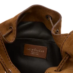 Acne Studios Multipocket Bucket Bag in Suede