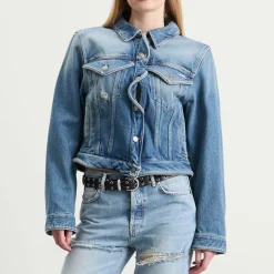 Acne Studios Oleag Vintage Wiggle Denim Jacket