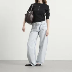 Acne Studios Page Blue Shadow Belted Jeans
