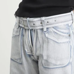 Acne Studios Page Blue Shadow Belted Jeans