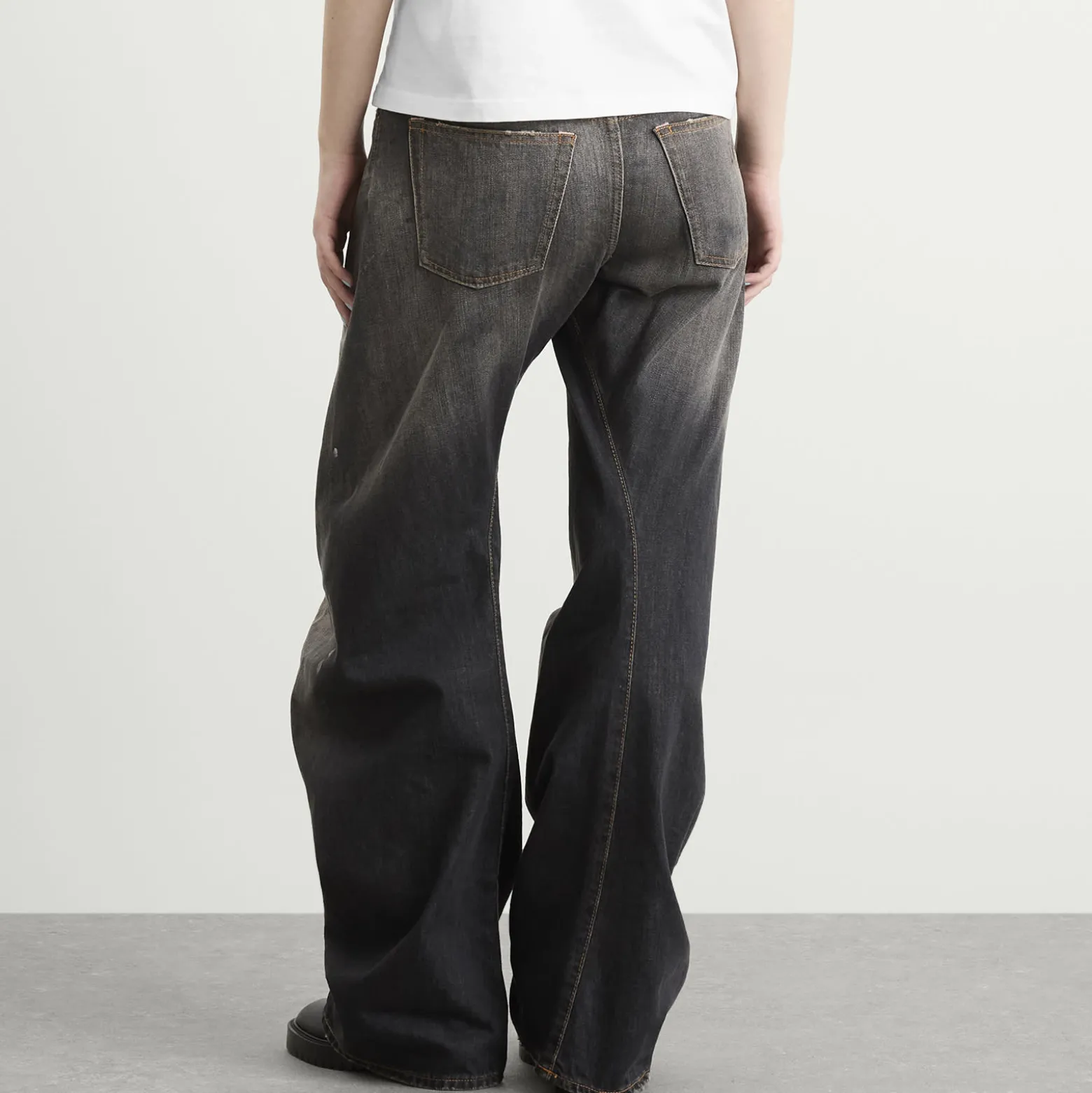 Acne Studios Trafalgar Twisted Baggy Jeans