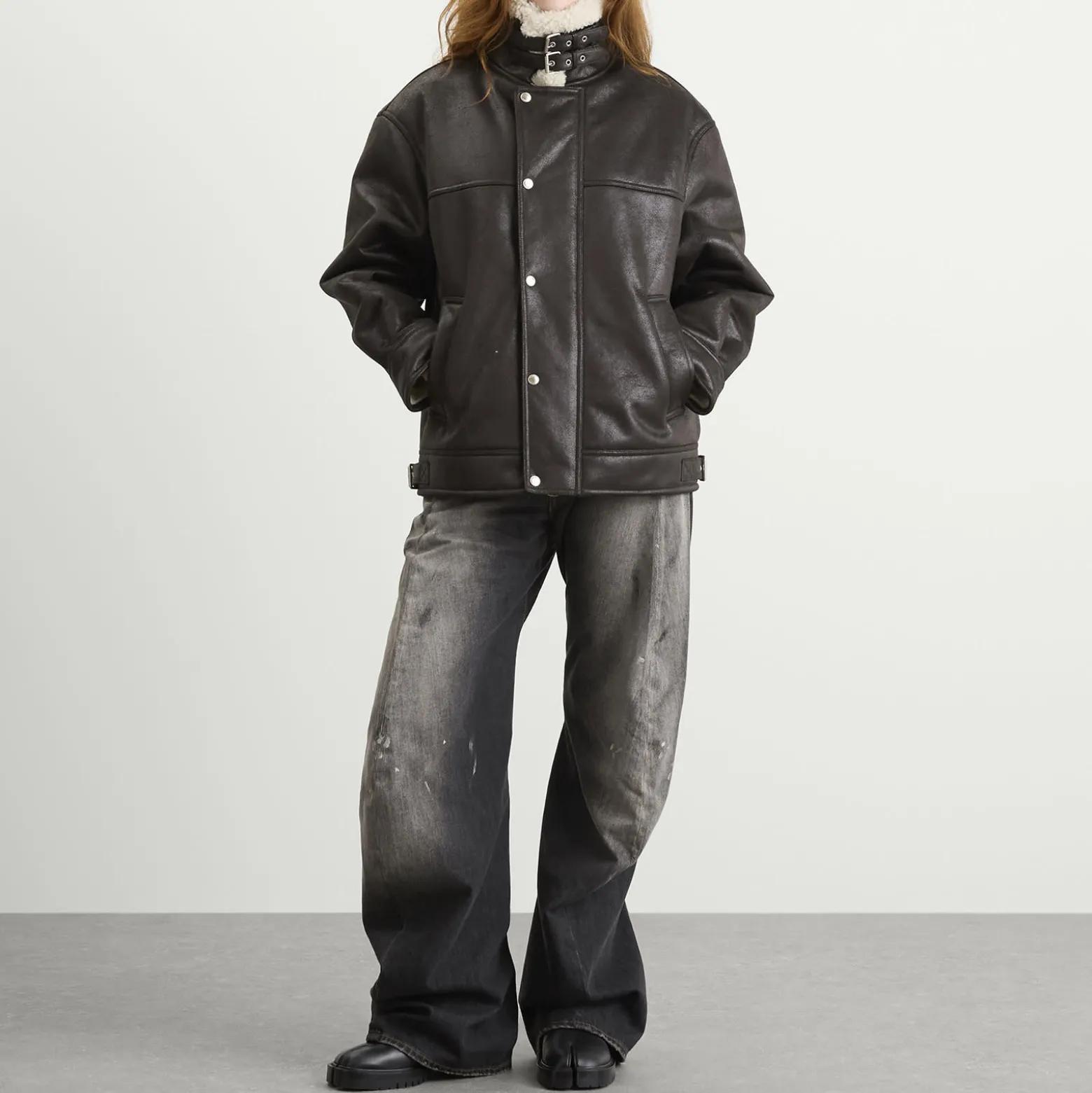 Acne Studios Trafalgar Twisted Baggy Jeans