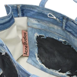 Acne Studios Trompe l’oeil Print Tote Bag