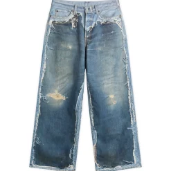 Acne Studios 1981 Trompe l’oeil Skeleton Print Jeans