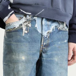 Acne Studios 1981 Trompe l’oeil Skeleton Print Jeans