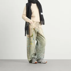 Acne Studios Vally Embroidered Scarf